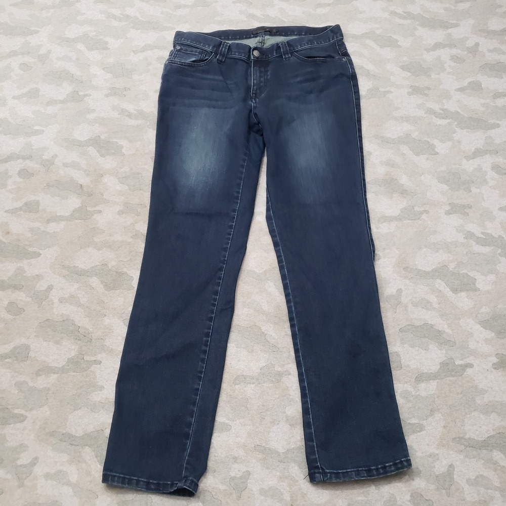 Prana Jeans Womens 8/29 Blue Pockets Denim Dark Wash Straight